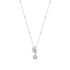 0,53 ct. Diamant Baguette Halskette