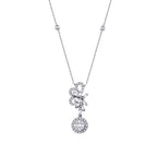0,53 ct. Diamant Baguette Halskette