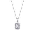 0.35 ct. Diamant Baguette Halskette
