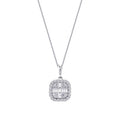 0,51 ct. Diamant Baguette Halskette