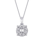 0,23 ct. Diamant Baguette Trend Halskette