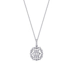 0,26 ct. Diamant Baguette Trend Halskette