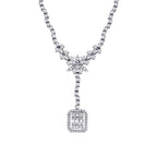 1,50 ct. Diamant Baguette Halskette