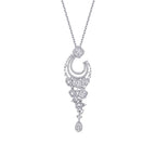 1,77 ct. Diamant Baguette Halskette