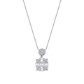 0,38 ct. Diamant Baguette Halskette