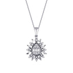 0,19 ct. Diamant Baguette Halskette