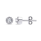 0.37 ct. Diamant Solitär Ohrringe
