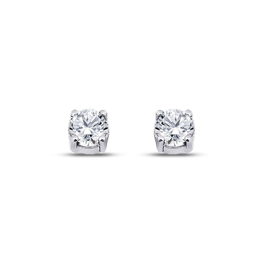 1,00 ct. Diamant Solitär Ohrringe