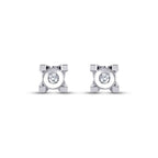 0,08 ct. Diamant Solitär Ohrringe