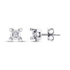 0,08 ct. Diamant Solitär Ohrringe