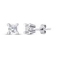 0.90 ct. Diamant Solitär Ohrringe