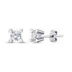 0.90 ct. Diamant Solitär Ohrringe