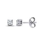 0.40 ct. Diamant Solitär Ohrringe