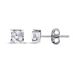 0,60 ct. Diamant Solitär Ohrringe