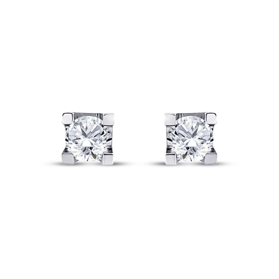 0.60 ct. Diamant Solitär Ohrringe
