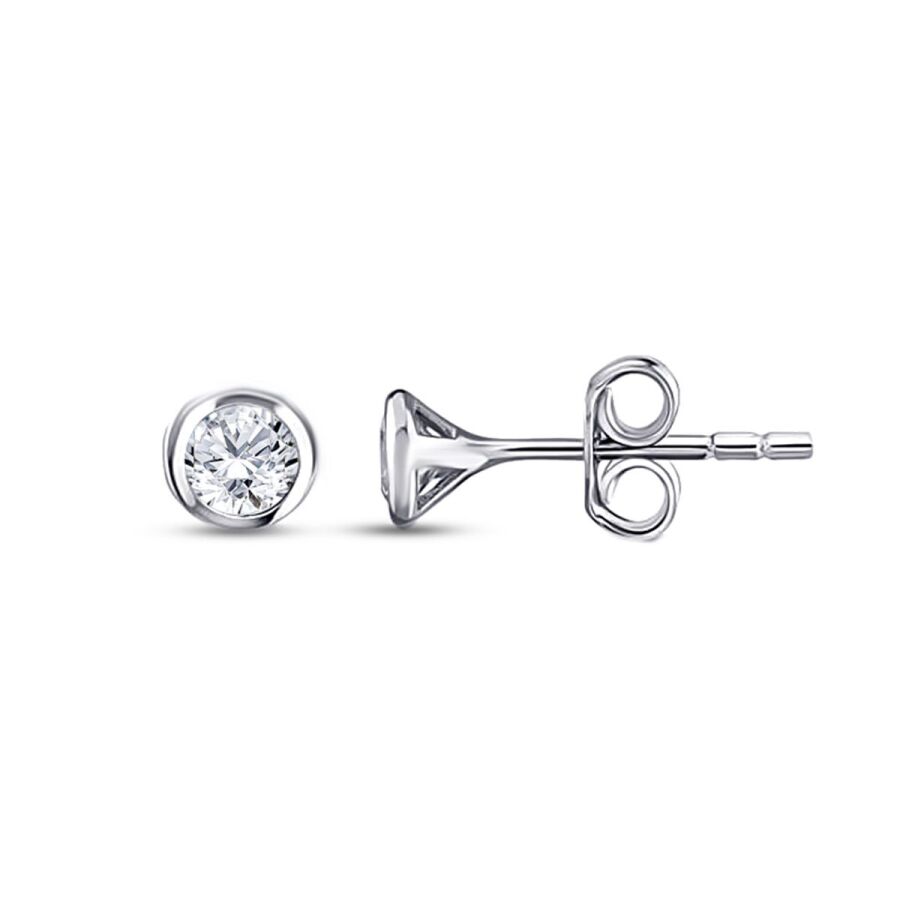 0,30 ct. Diamant Solitär Ohrringe
