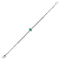 1,41 ct. Diamant Smaragd Armband