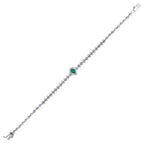 1,41 ct. Diamant Smaragd Armband