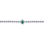 1,41 ct. Diamant Smaragd Armband