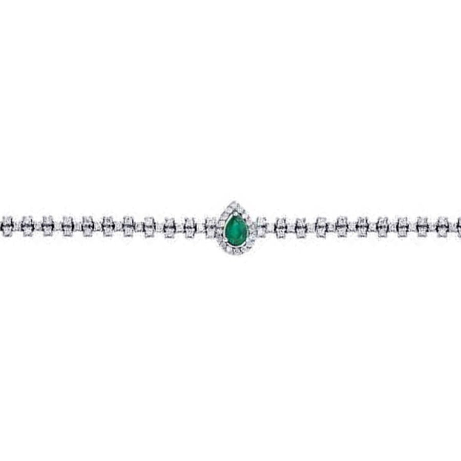 1.41 ct. Diamant Smaragd Armband