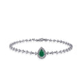 1,40 ct. Diamant Smaragd Armband