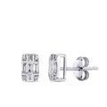 0,25 ct. Diamant Baguette Ohrringe