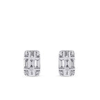 0,25 ct. Diamant Baguette Ohrringe