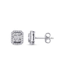 0,29 ct. Diamant Baguette Ohrringe
