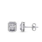0,29 ct. Diamant Baguette Ohrringe