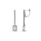 0,99 ct. Diamant Baguette Ohrringe