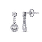 0,36 ct. Diamant Baguette Ohrringe