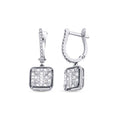 0,70 ct. Diamant Baguette Ohrringe