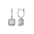 0,70 ct. Diamant Baguette Ohrringe
