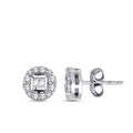 0,33 ct. Diamant Baguette Ohrringe