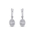 0,85 ct. Diamant Baguette Ohrringe