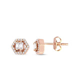 0,27 ct. Diamant Baguette Ohrringe