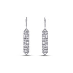 0,65 ct. Diamant Baguette Ohrringe