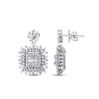 1,20 ct. Diamant Baguette Ohrringe