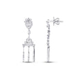 0,68 ct. Diamant Baguette Ohrringe