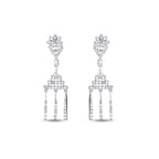 0,68 ct. Diamant Baguette Ohrringe