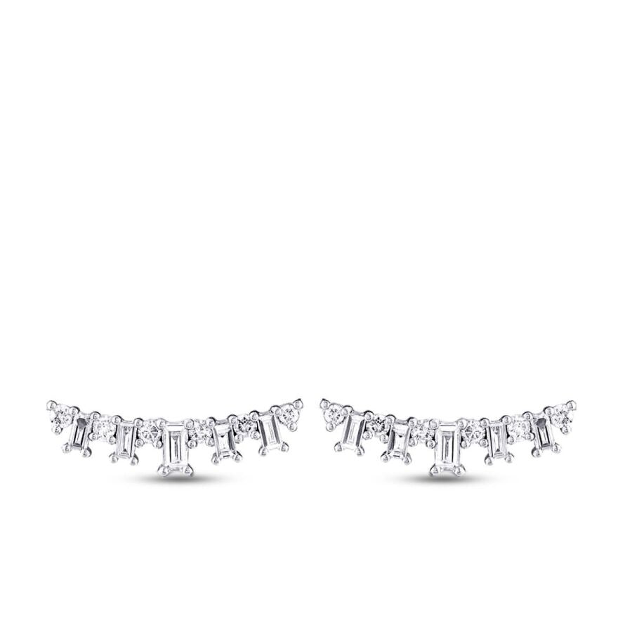0.99 ct. Diamant Baguette Ohrringe