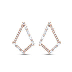 0,41 ct. Diamant Baguette Ohrringe