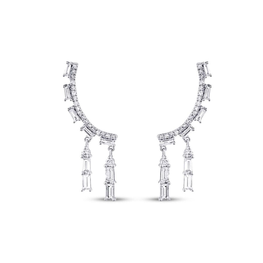 1.06 ct. Diamant Baguette Trend Ohrringe