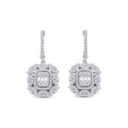 1,41 ct. Diamant Baguette Ohrringe