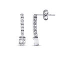 0,43 ct. Diamant Baguette Ohrringe