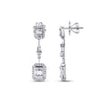 1,00 ct. Diamant Baguette Ohrringe