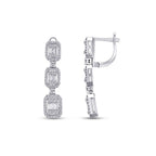 1,13 ct. Diamant Baguette Ohrringe