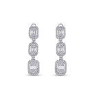 1,13 ct. Diamant Baguette Ohrringe