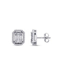 0,38 ct. Diamant Baguette Ohrringe