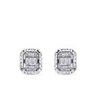 0,17 ct. Diamant Baguette Ohrringe